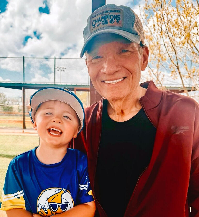 Rick and grandson Oliver Rick and grandson Oliver